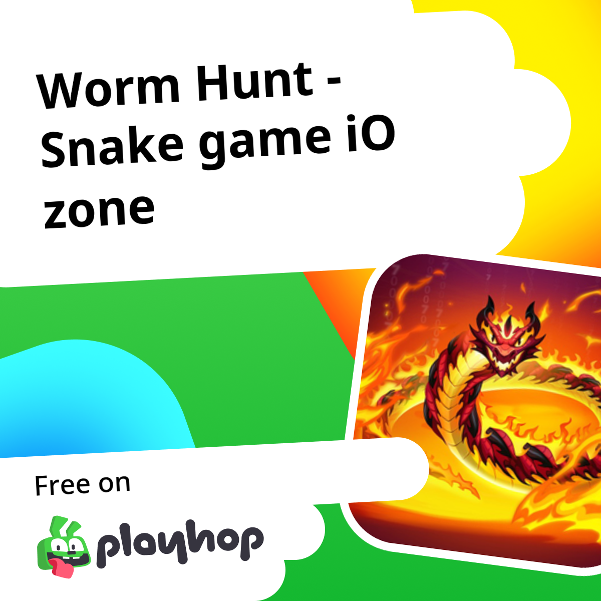 Worm Hunt - Snake game iO zone: Play Online For Free On Playhop
