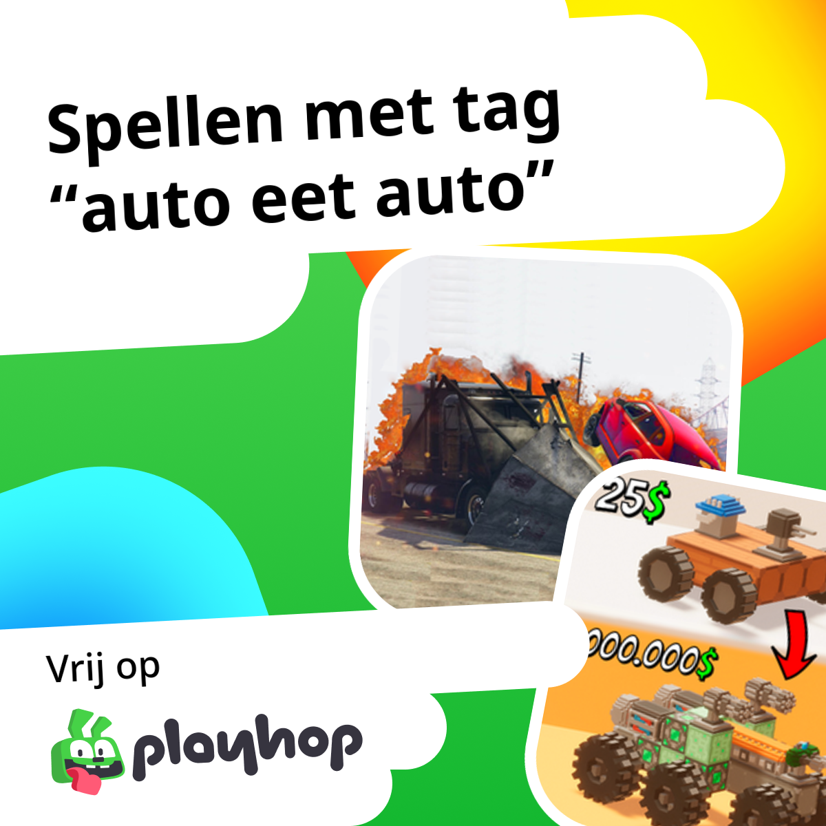 Auto eet auto spellen Online 🚗💥 Speel Gratis Op Playhop