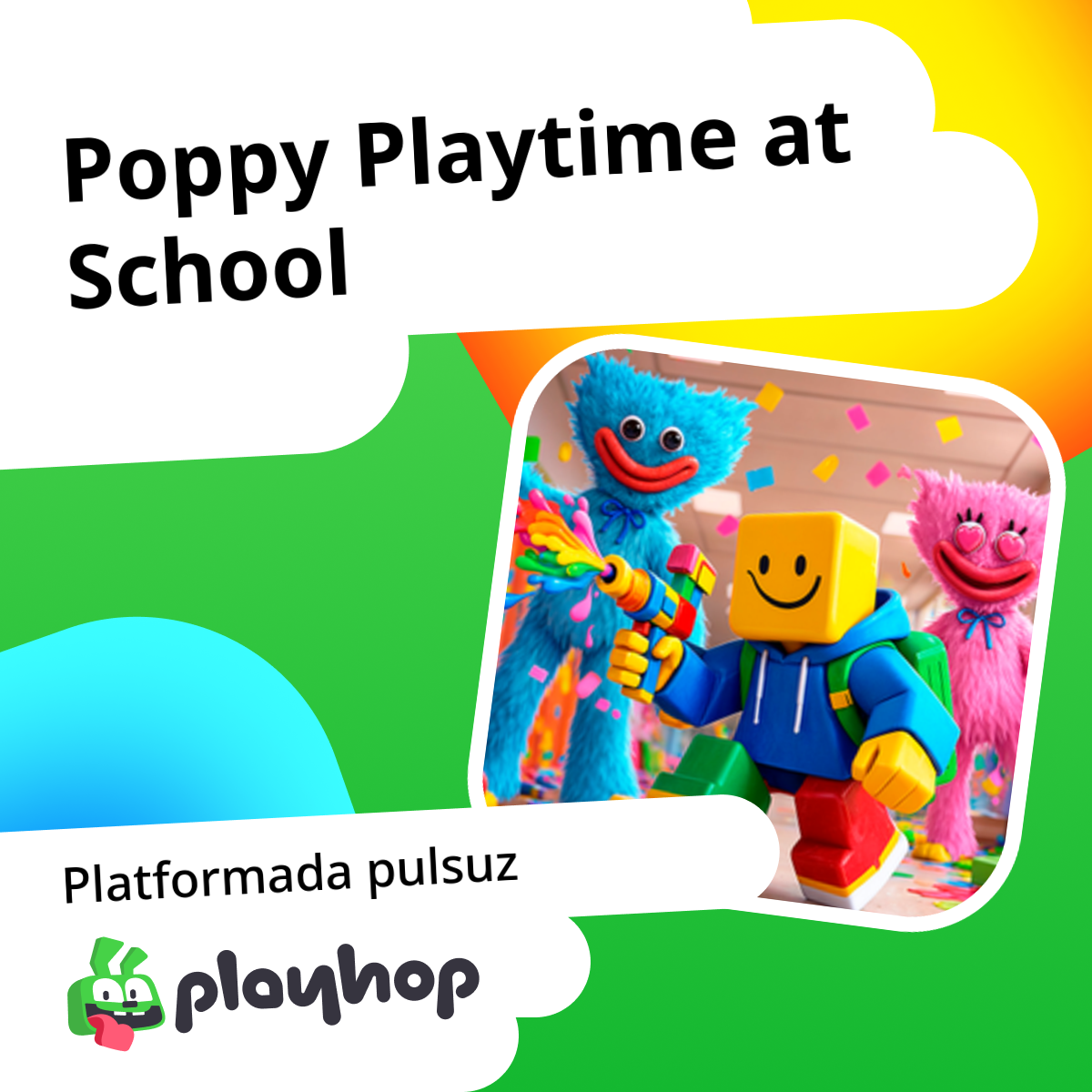Poppy Playtime at School (HomeGAMESTUDIO): Playhop xidmətində pulsuz ...