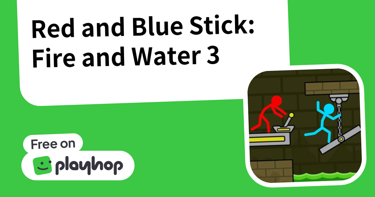 Play Red and Blue Stick: Fire and Water 3 - Free Online Game