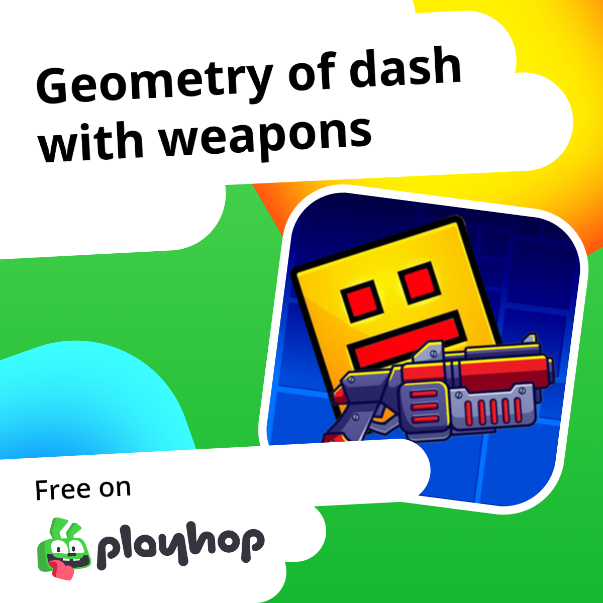 Geometry of dash with weapons: Play Online For Free On Playhop