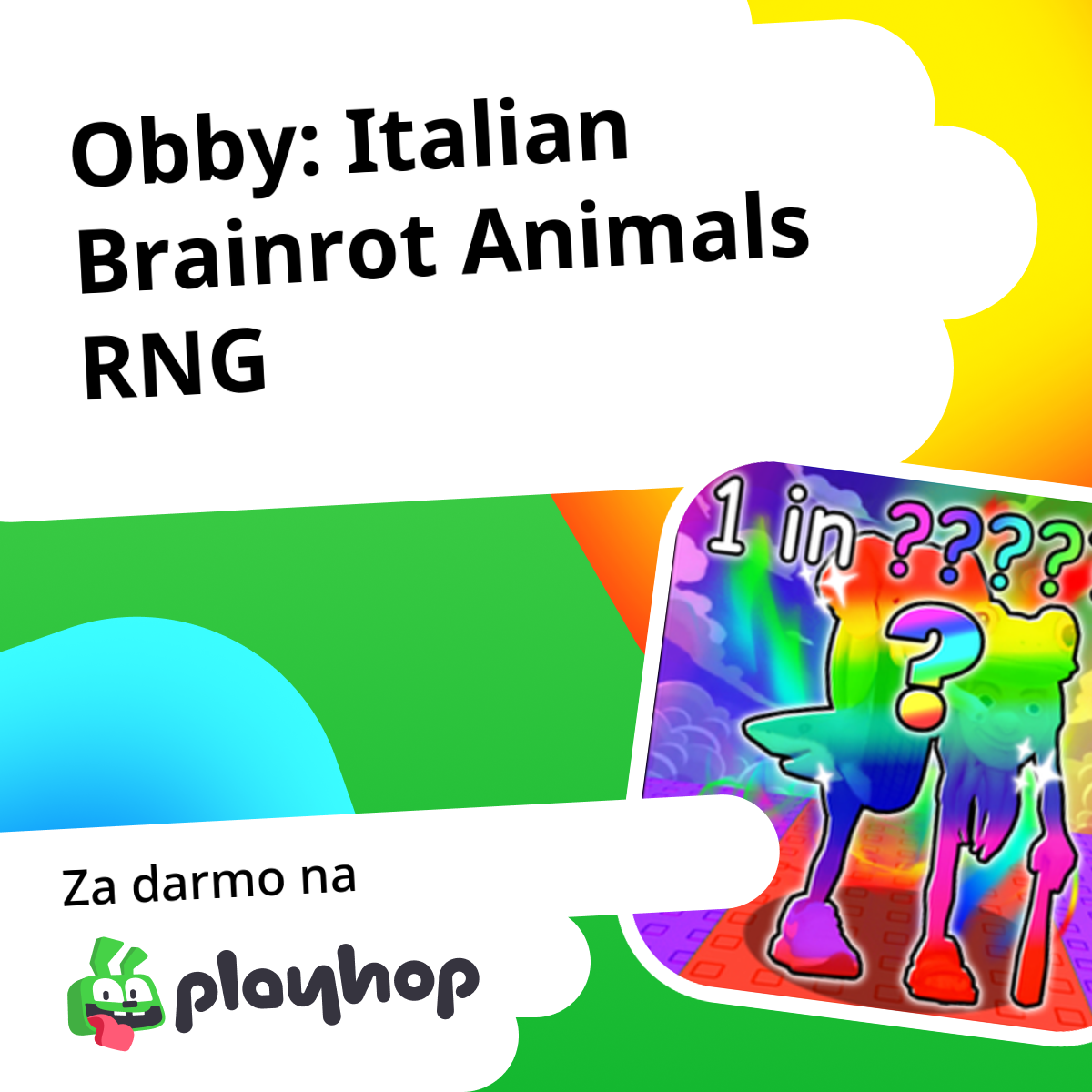 Obby: Italian Brainrot Animals RNG (przez M8X Studio): Graj Online Za ...