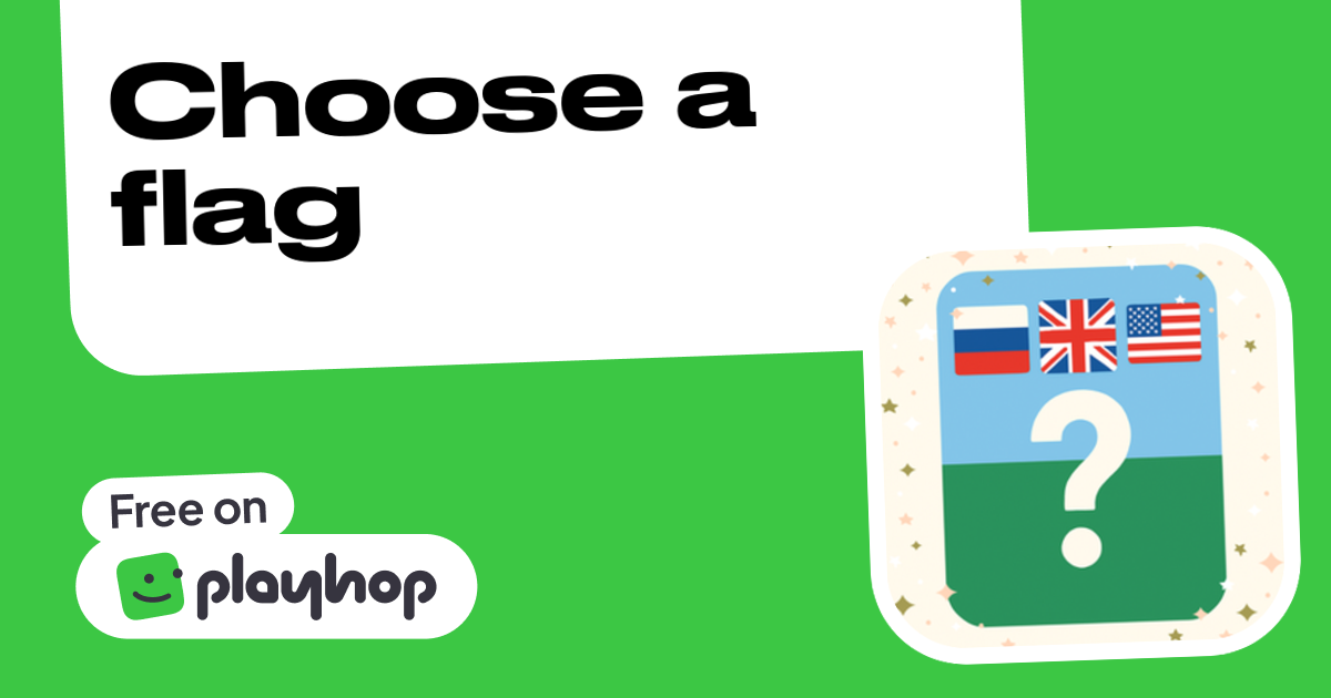 Choose a flag (oleh Hurmeow): Mainkan Online Secara Gratis Di Playhop