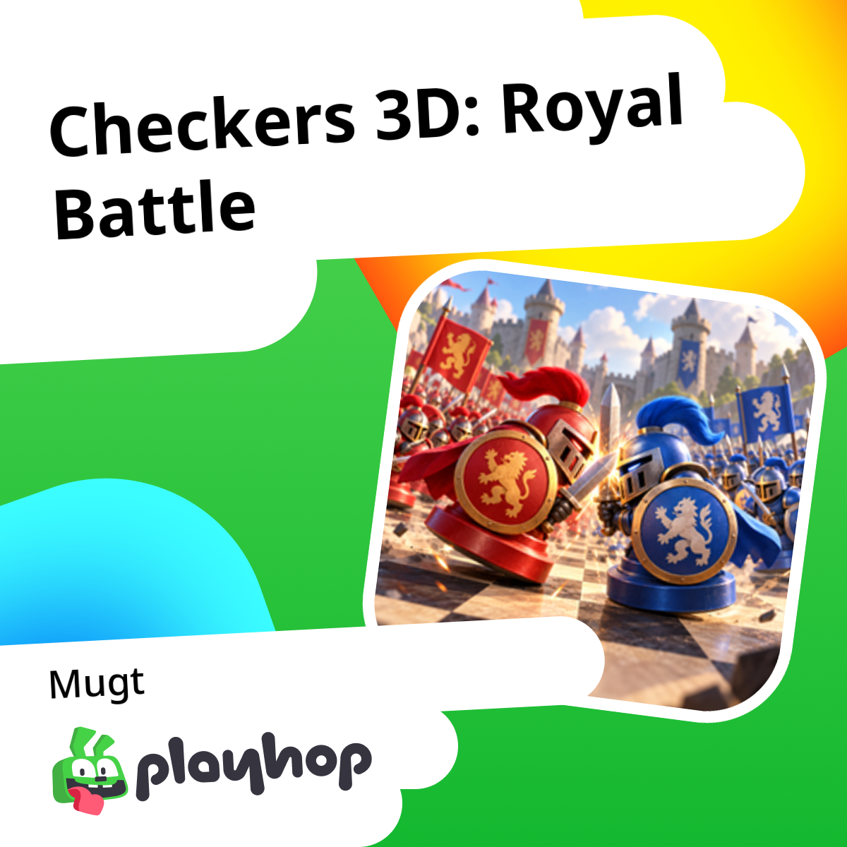 Checkers 3D: Royal Battle: Playhop onlaň mugt oýnaň