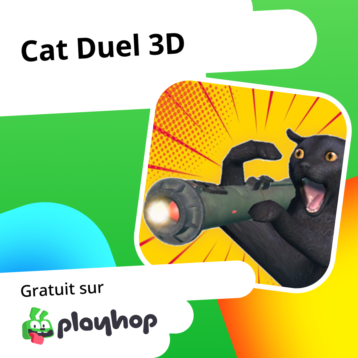 Cat Duel 3D: Jouez en ligne gratuitement sur Playhop