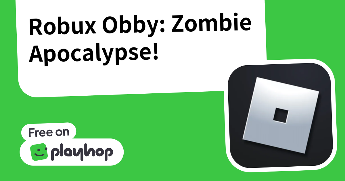 Play Robux Obby: Zombie Apocalypse! - Free Online Game