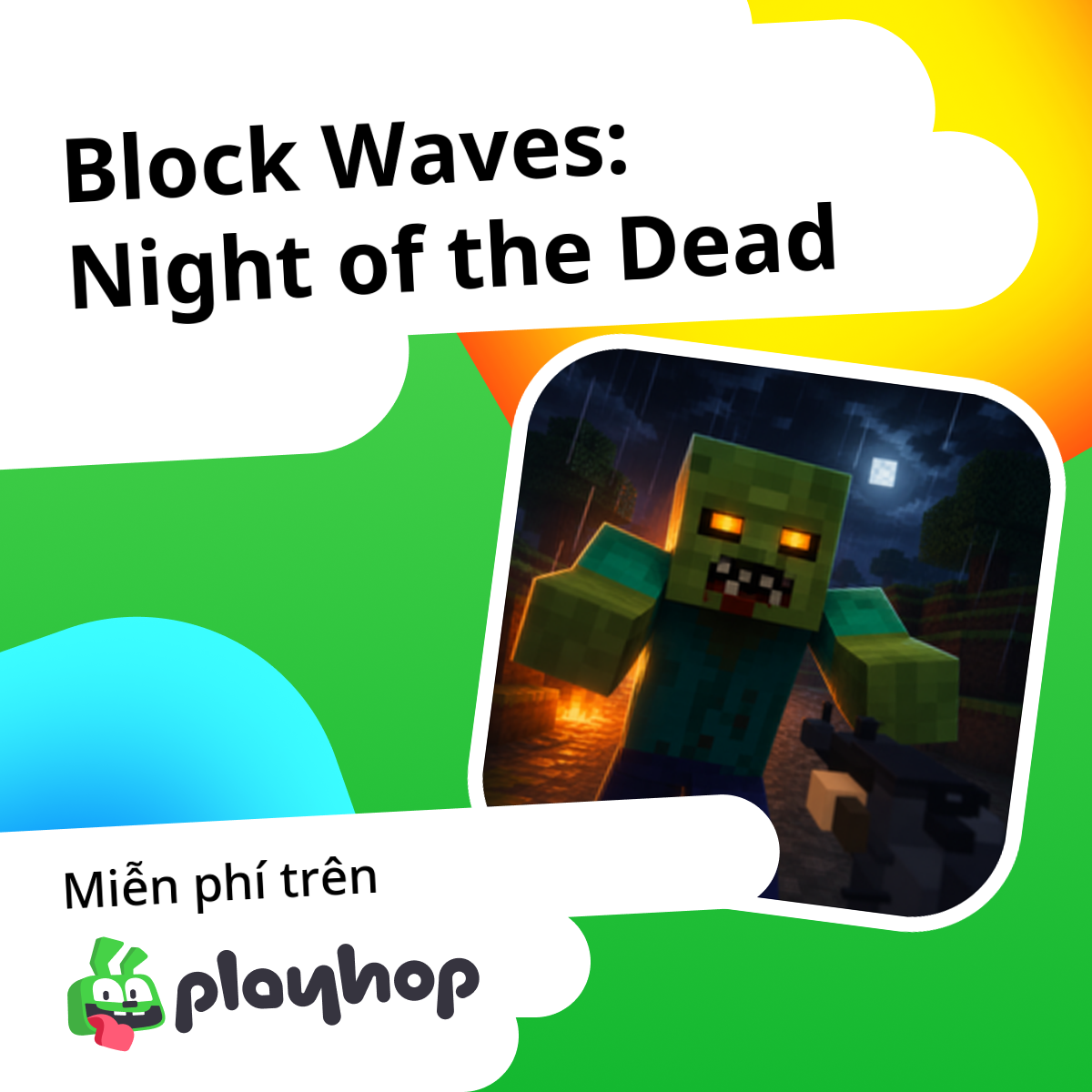 Night Master Block Waves: Night of the Dead: Chơi trực tuyến miễn phí trên Playhop