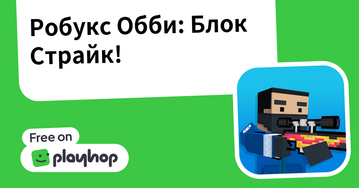 Play Robux Obbi: Block Strike! - Free Online Game