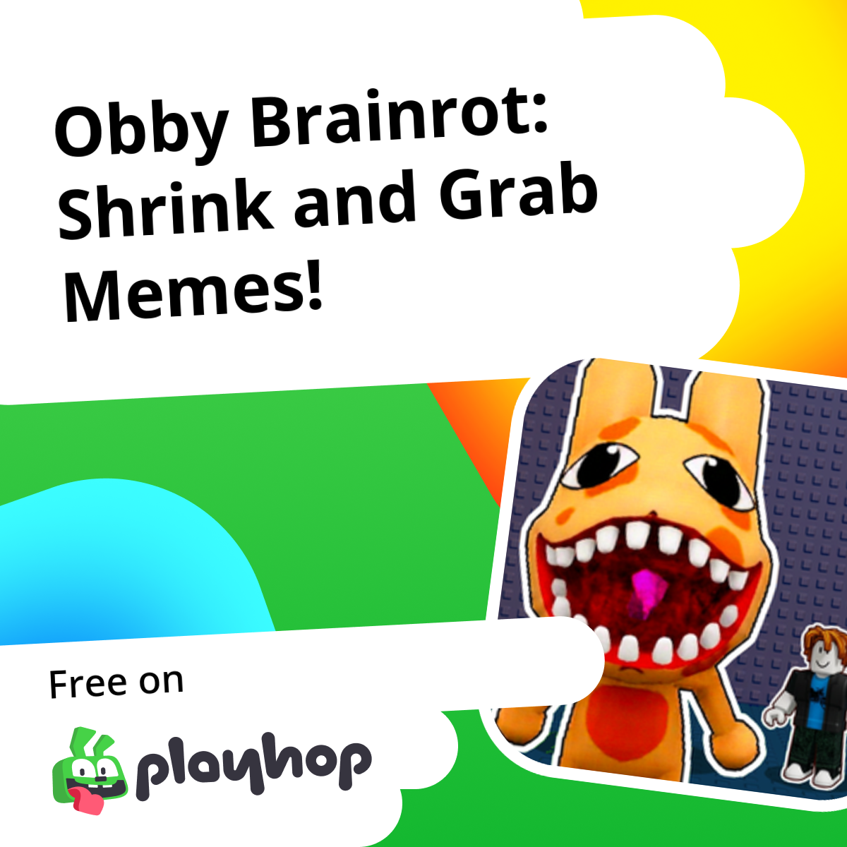 Obby Brainrot: Shrink and Grab Memes!: Play Online For Free On Playhop
