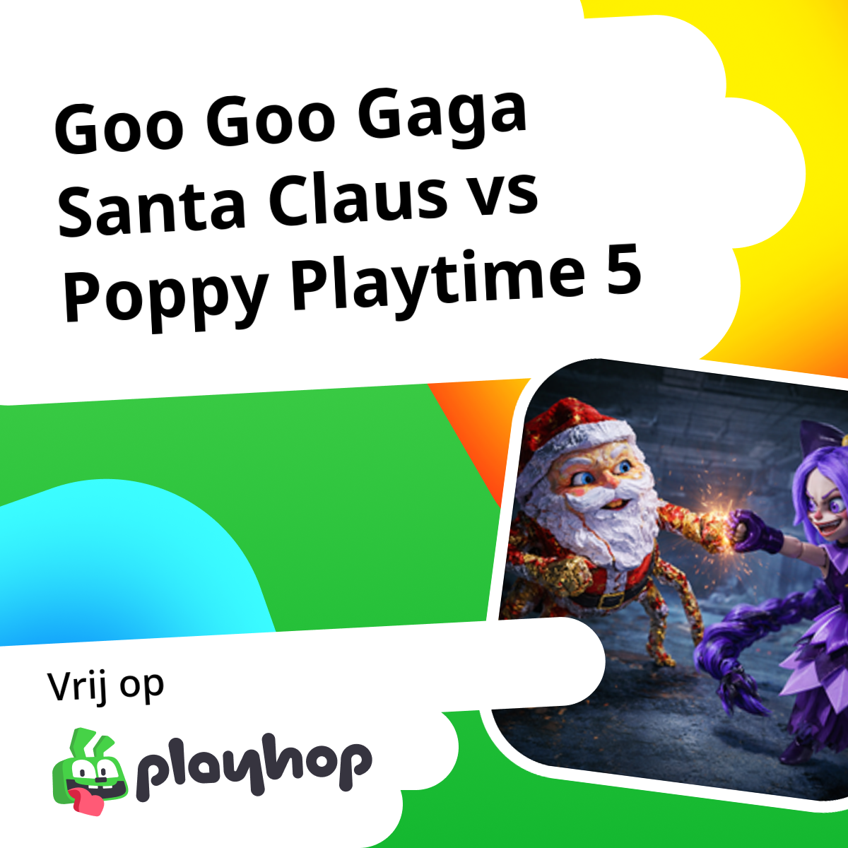 Santa vs Poppy Playtime (van Gaslighter): speel gratis online op Playhop