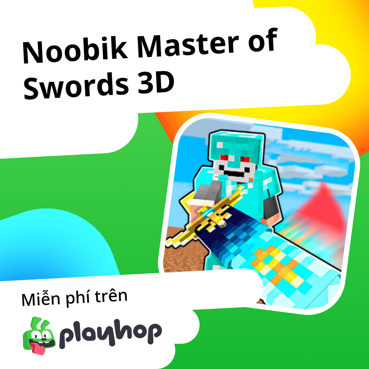 Noobik Master of Swords 3D: Chơi trực tuyến miễn phí trên Playhop