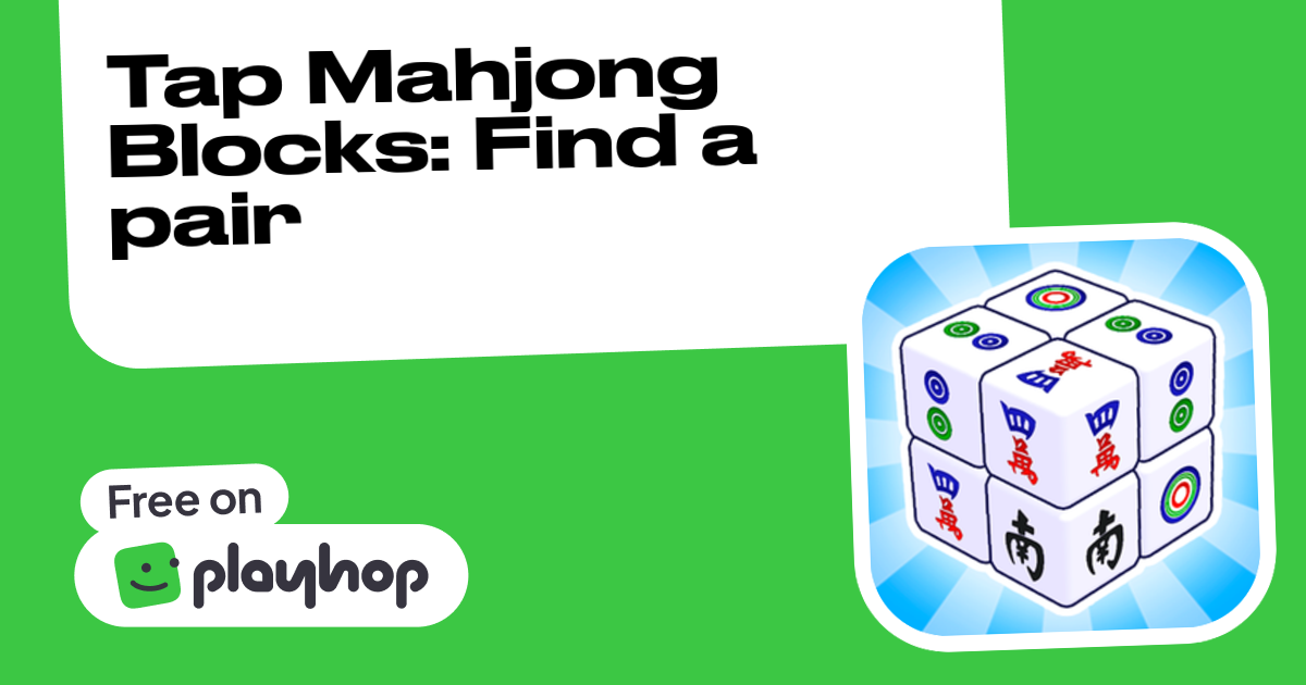 Tap Mahjong Blocks: Find a pair (per Joy Tap Games): Jugar En Línia De ...