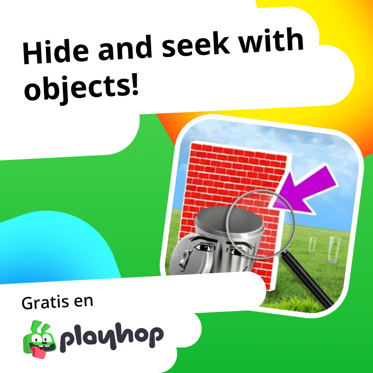 Hide and seek with objects!: Juega en línea gratis en Playhop