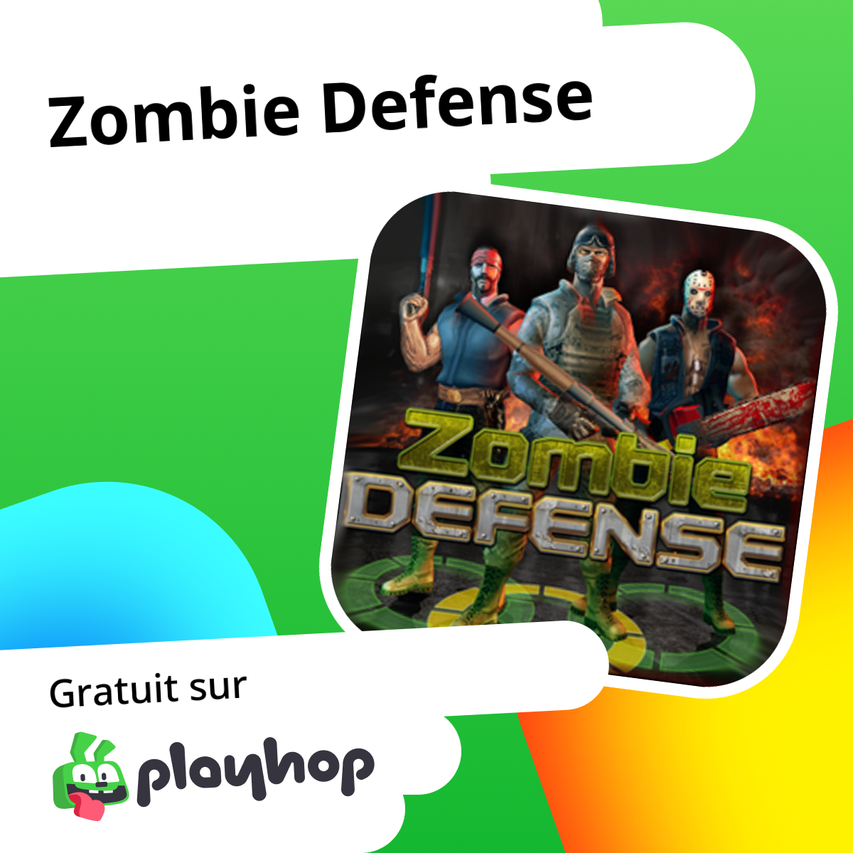 Zombie Defense: Jouez en ligne gratuitement sur Playhop