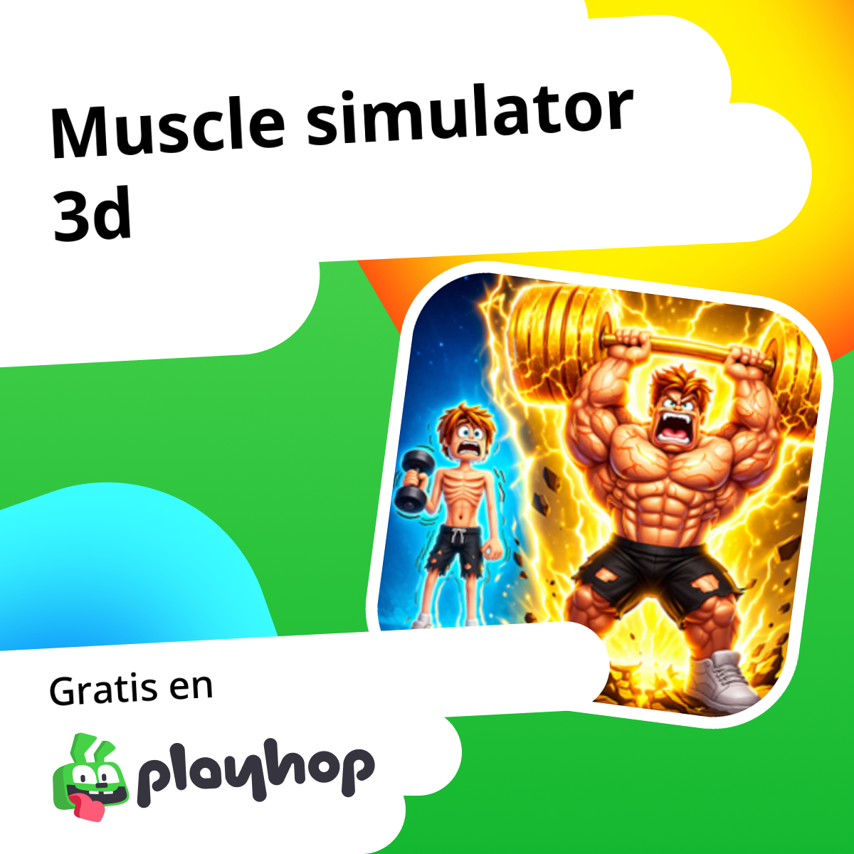 Muscle simulator 3d (por FenixLab Games): Juega Gratis Online en Playhop