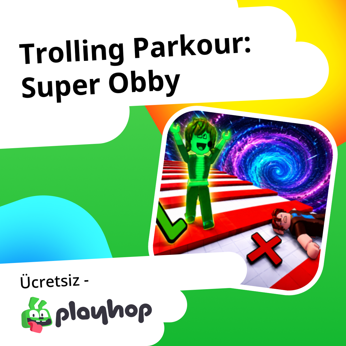 Trolling Parkour: Super Obby: Playhop'da Ücretsiz Çevrimiçi Oynayın