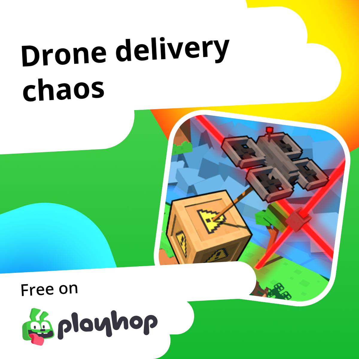 Drone delivery chaos: Play Online For Free On Playhop