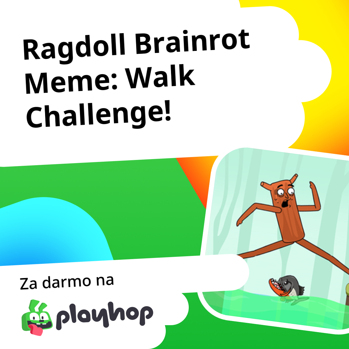 Ragdoll Brainrot Meme: Walk Challenge!: Graj Za Darmo Online w Playhop