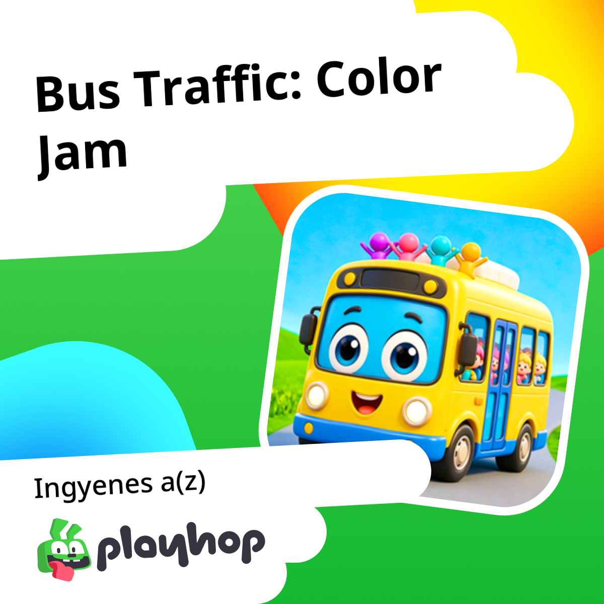 Bus Traffic: Color Jam: Játssz ingyen online a(z) Playhop oldalán