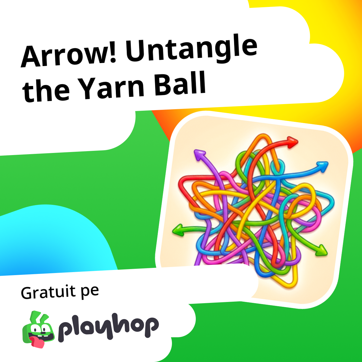Arrow! Untangle the Yarn Ball: Joacă Online Gratuit pe Playhop