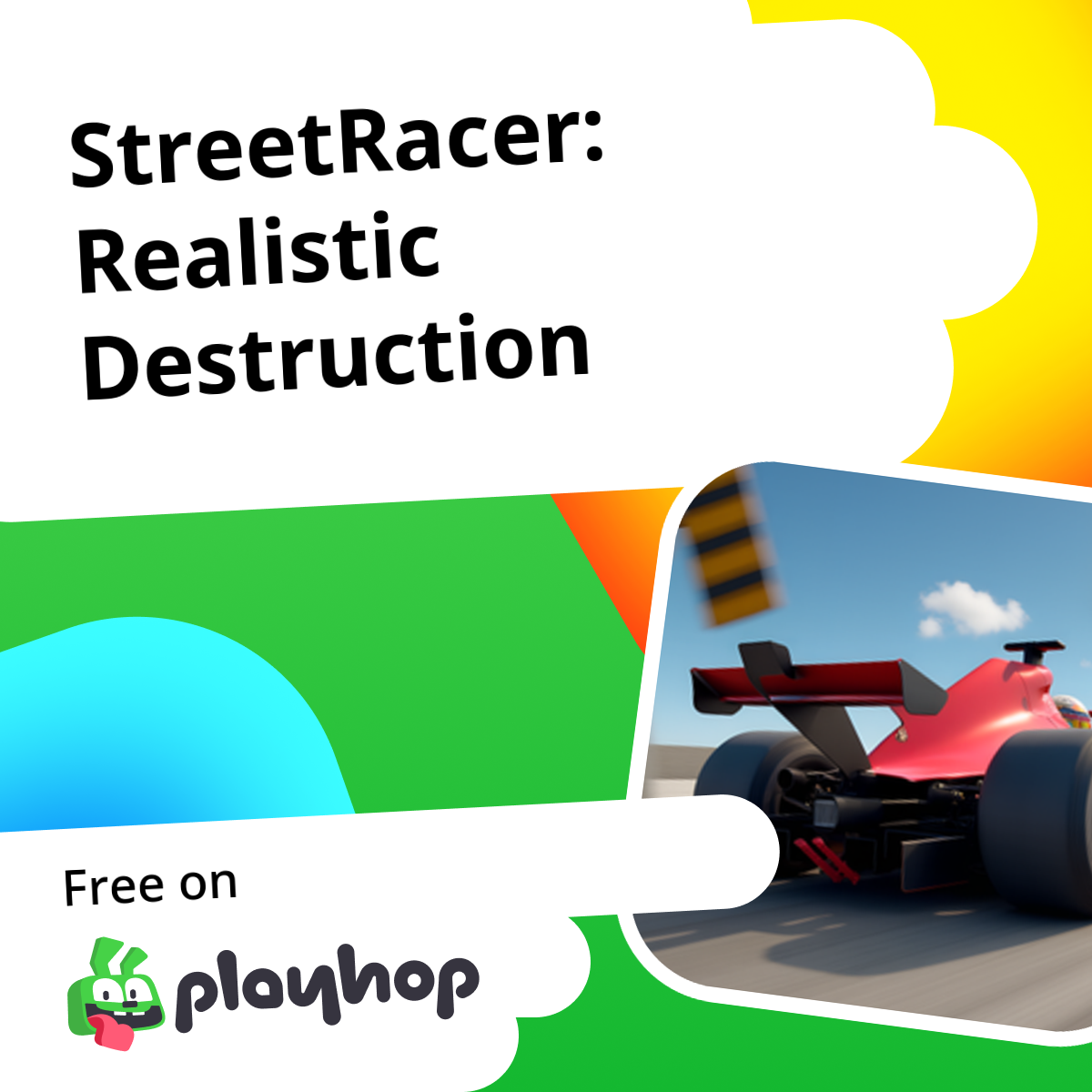 Destructive Action StreetRacer: Realistic Destruction: Play Online For Free On Playhop