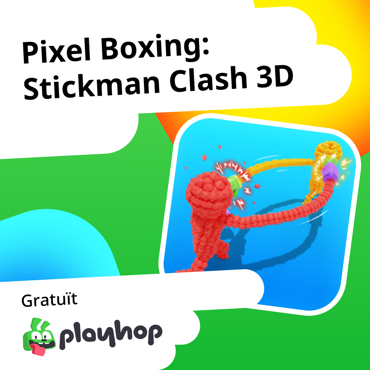 Pixel Boxing: Stickman Clash 3D: Juga en línia de franc a Playhop