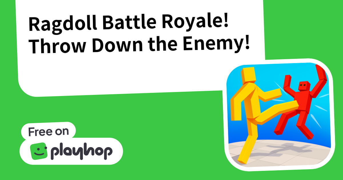 Play Ragdoll Battle Royale! Throw Down the Enemy! - Free Online Game
