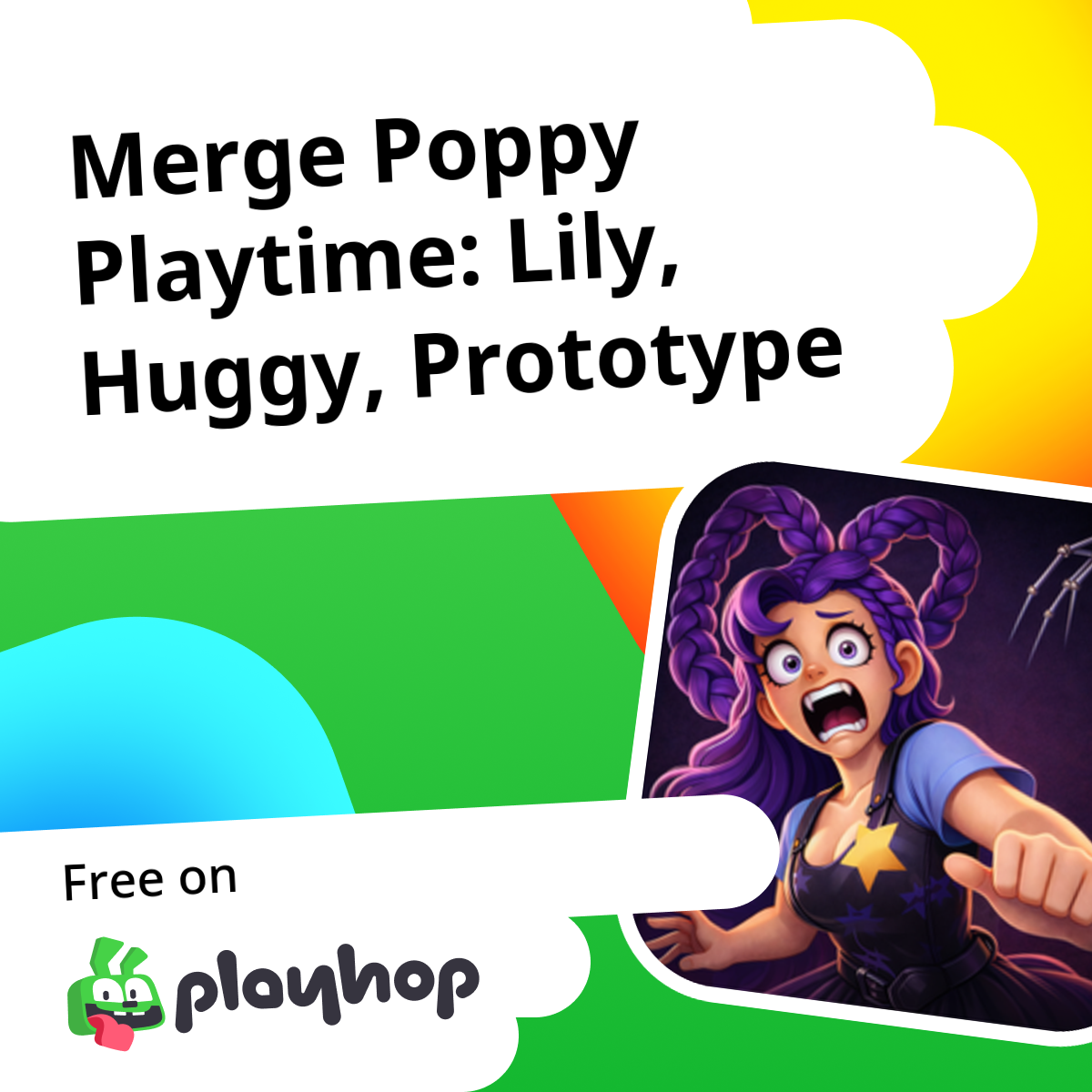 Merge Poppy Playtime: Lily, Huggy, Prototype: Play Online For Free On ...