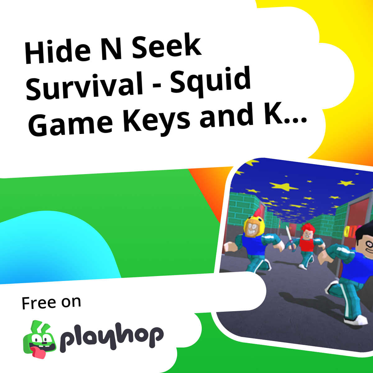Play Hide N Seek Survival - Squid Game Keys and Knives - Recommended Game