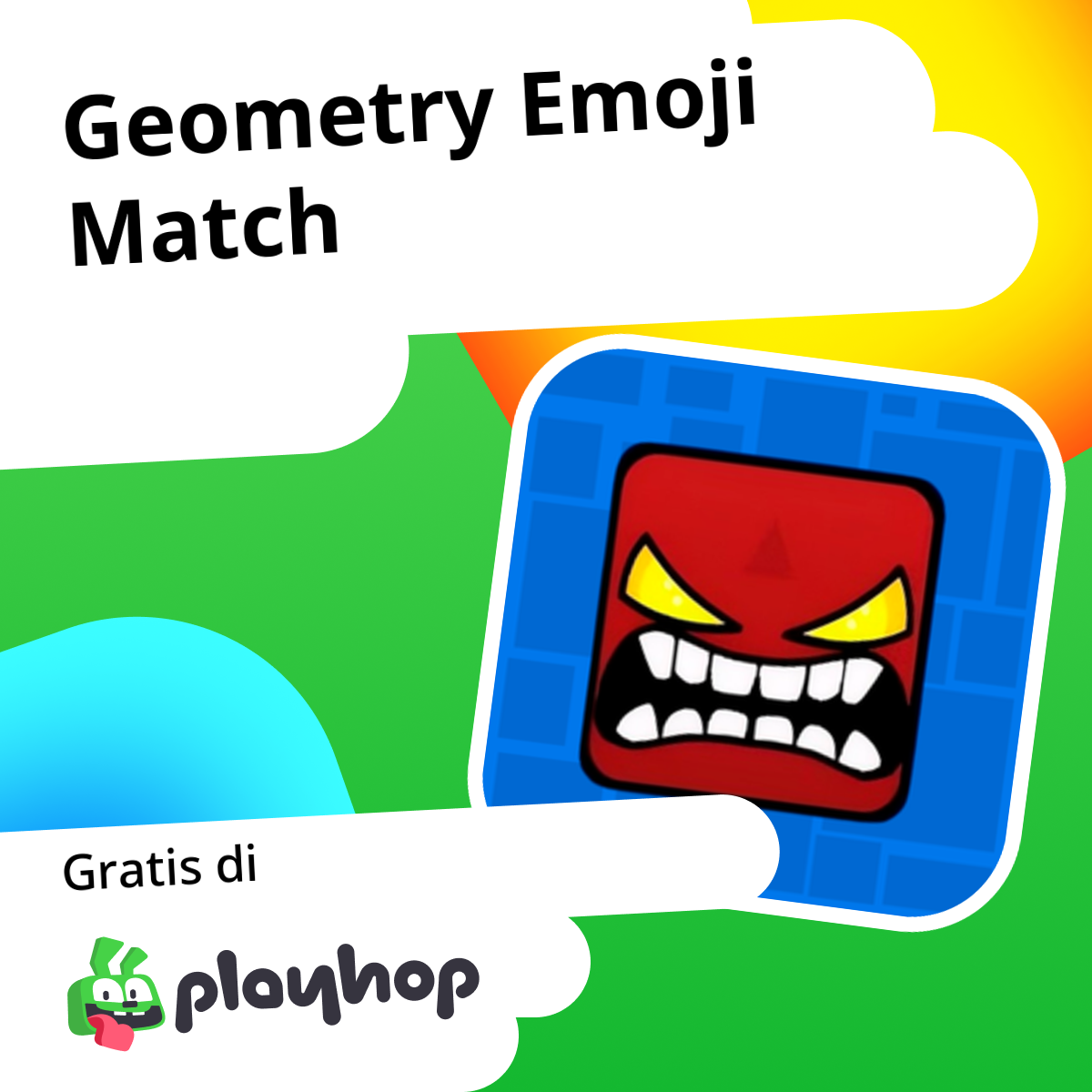 Geometry Emoji Match: Main Gratis Online di Playhop