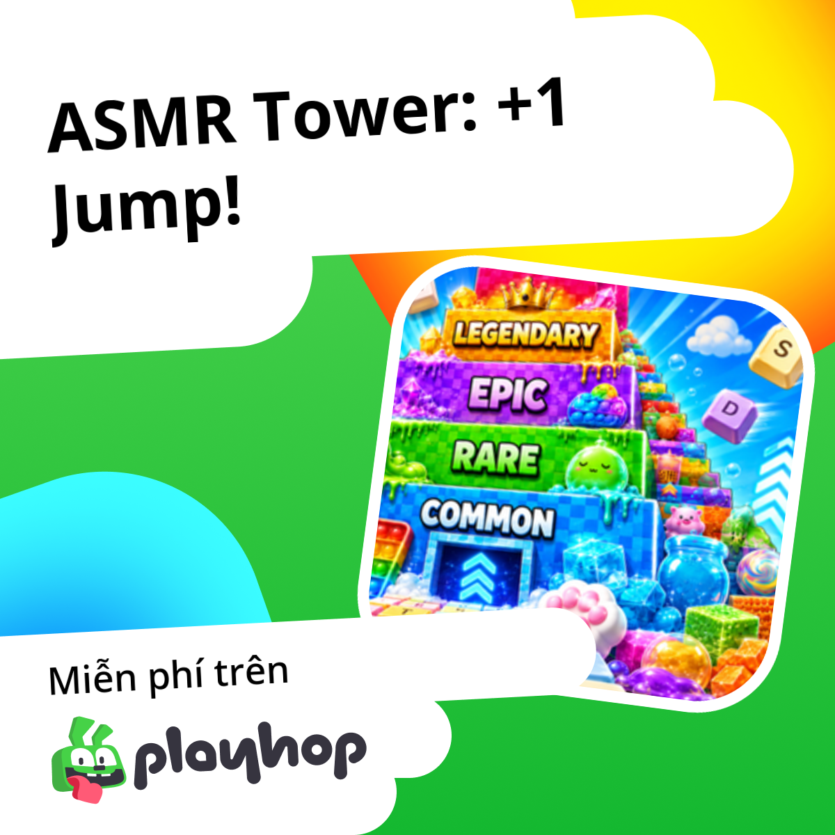 ASMR Tower: +1 Jump!: Chơi trực tuyến miễn phí trên Playhop