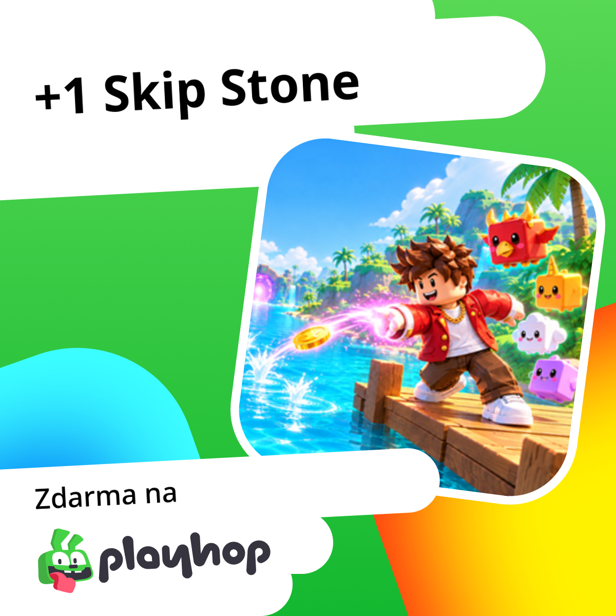 +1 Skip Stone: Hrajte online zdarma na Playhop