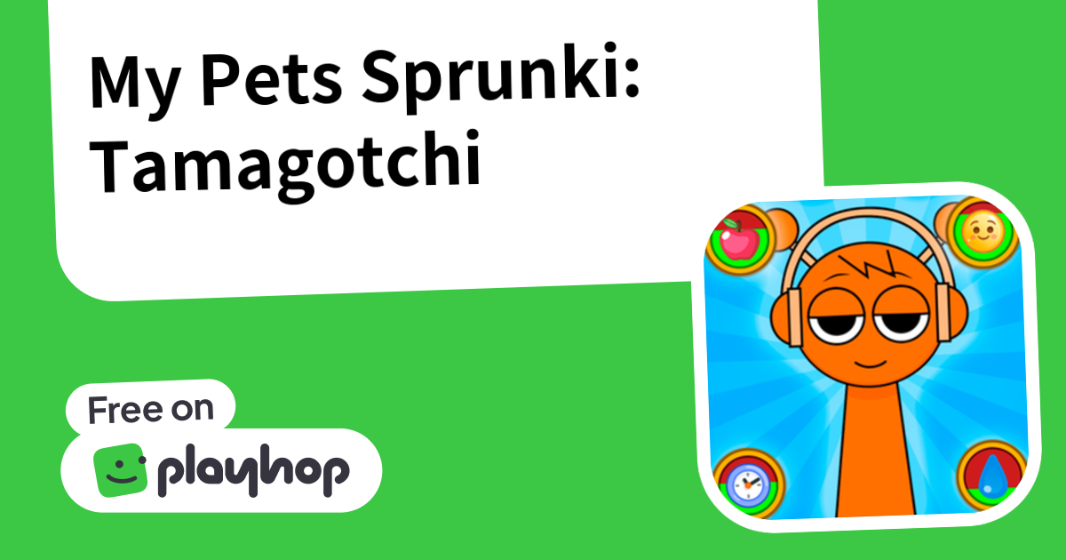 Play My Pets Sprunki: Tamagotchi - Free Online Game