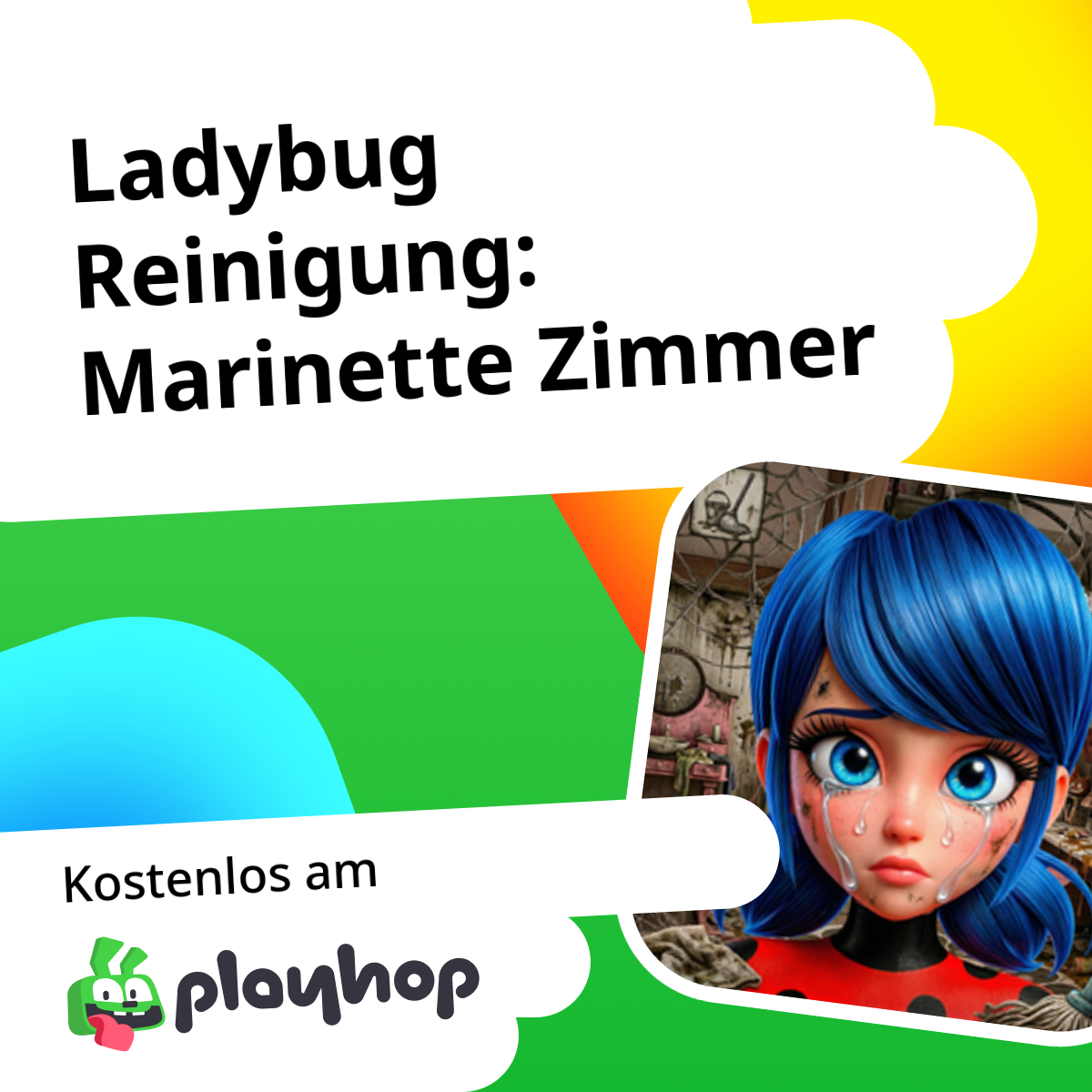 Ladybug Reinigung: Marinette Zimmer: Kostenlos online spielen auf Playhop