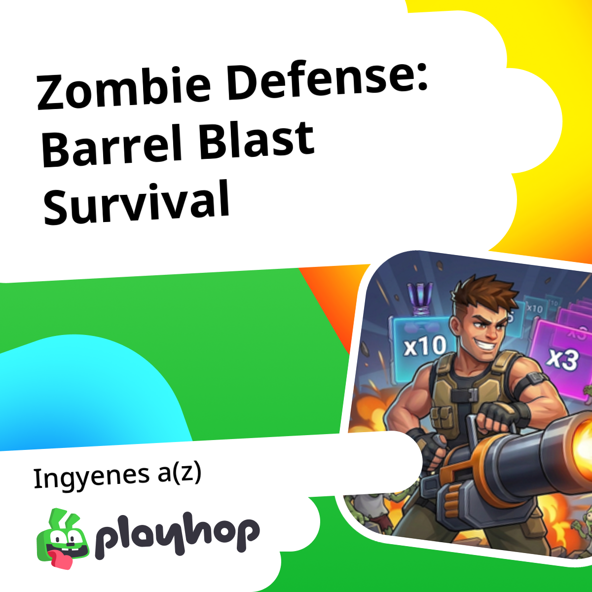 Barrel Exploding Zombie Zombie Defense: Barrel Blast Survival: Játssz ingyen online a(z ...