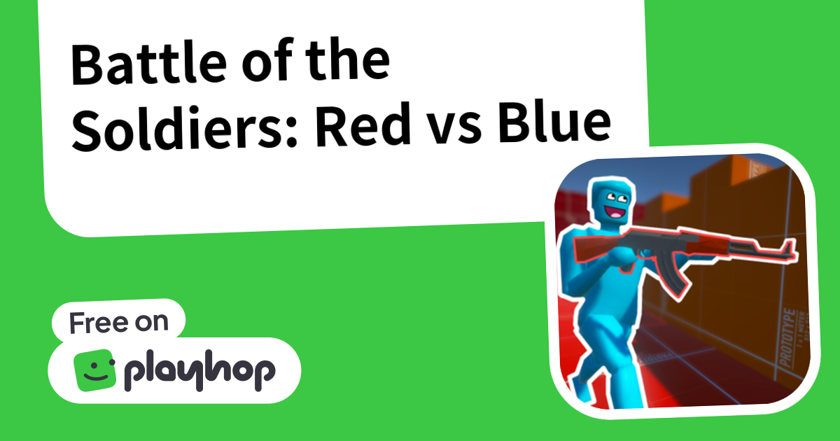 Play Battle of the Soldiers: Red vs Blue - Free Online Game