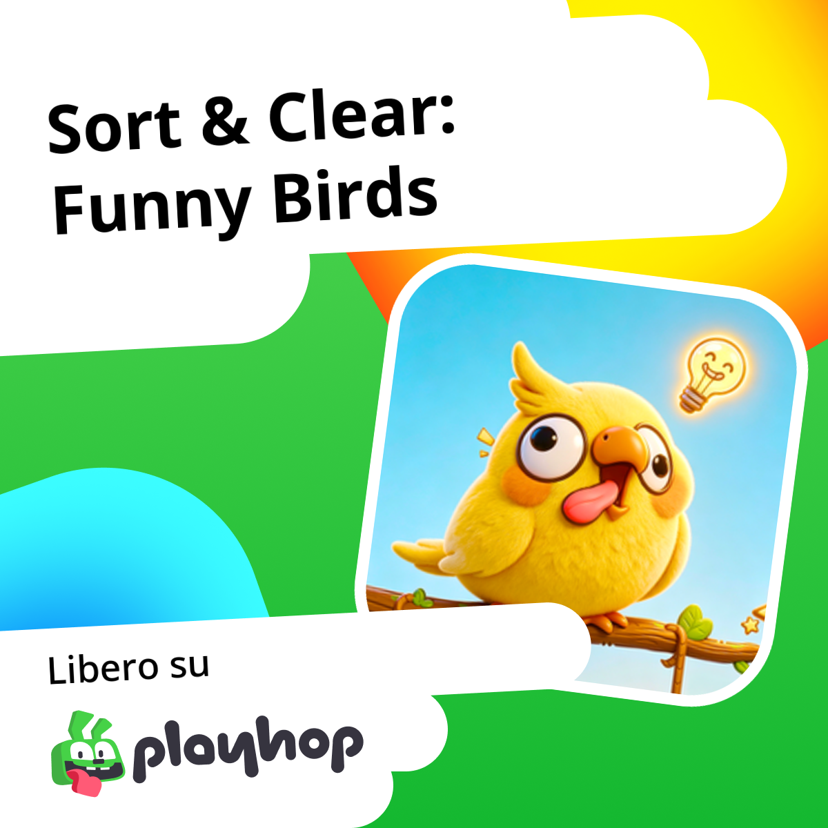Sort & Clear: Funny Birds: Gioca Gratis Online su Playhop