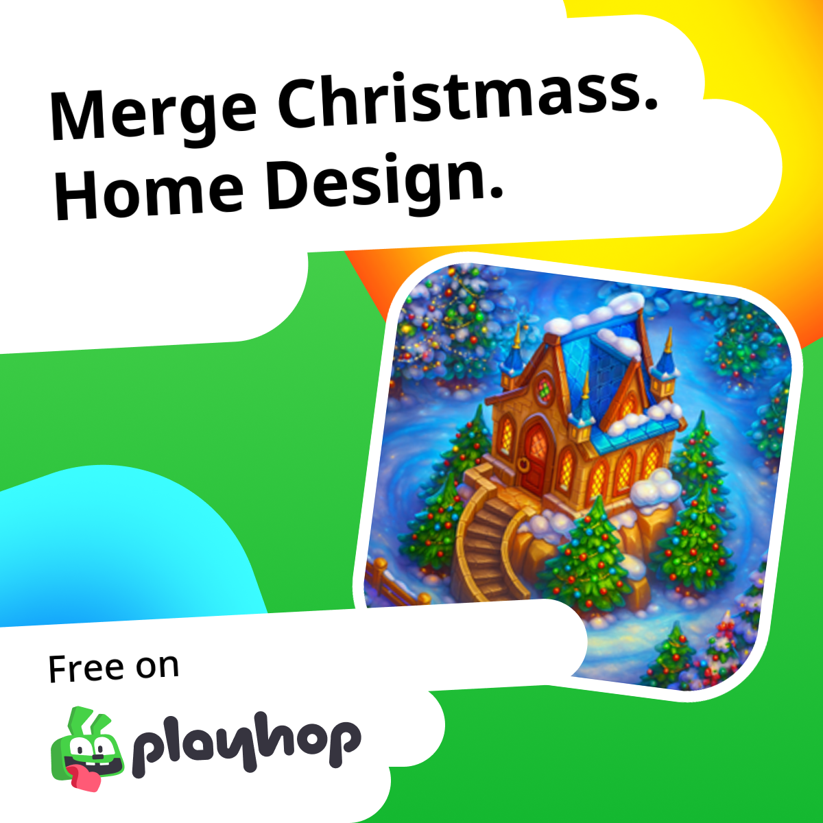 Merge Christmass. Home Design.: Play Online For Free On Playhop