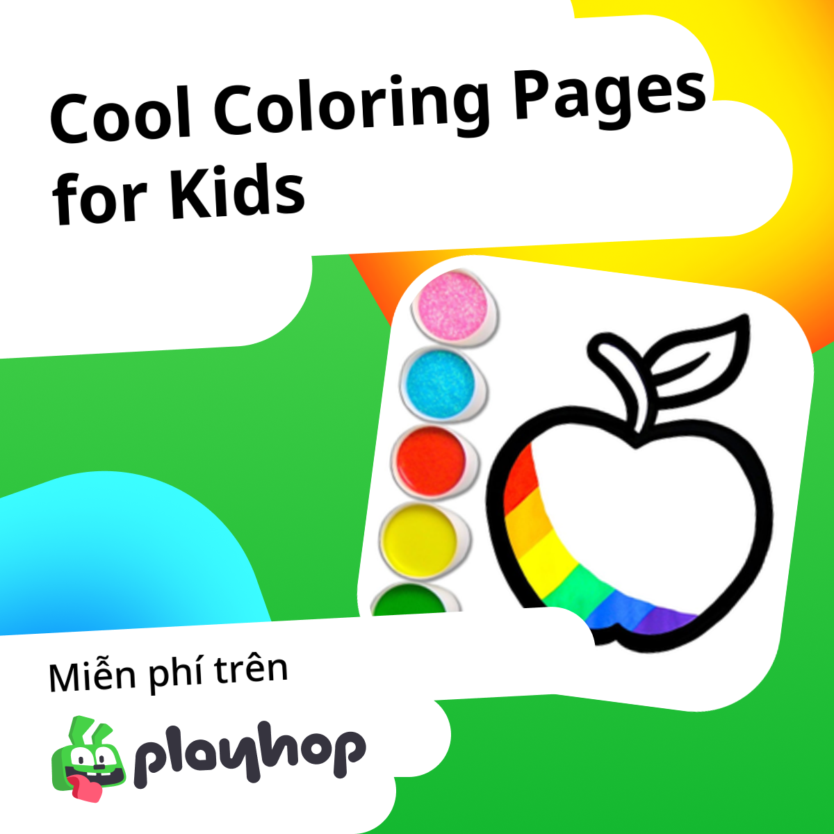 Cool Coloring Pages for Kids: Chơi trực tuyến miễn phí trên Playhop
