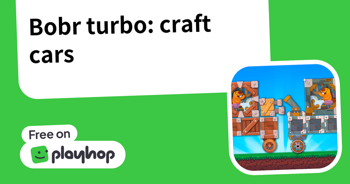 Play Bobr turbo: craft cars - Free Online Game