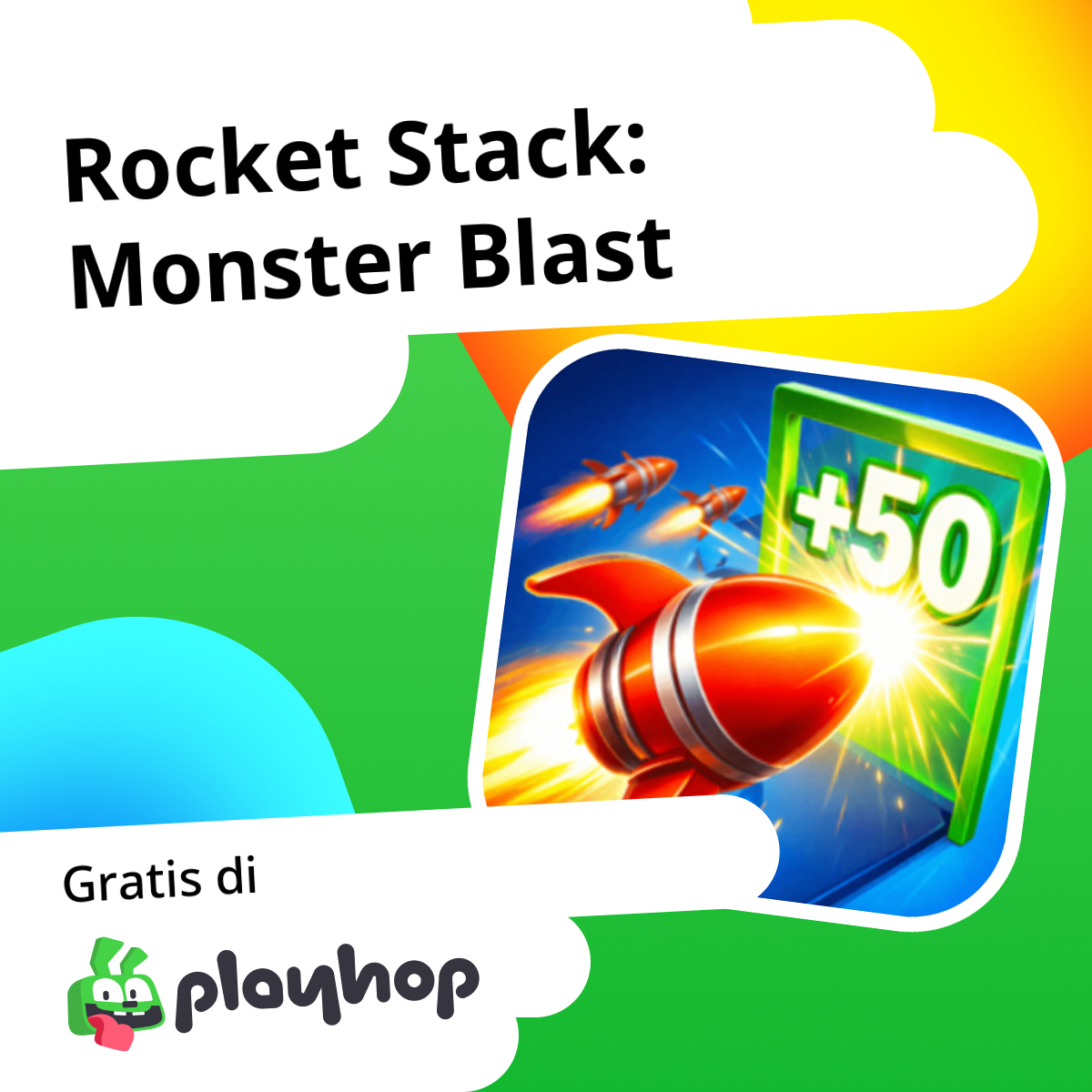 Rocket Stack: Monster Blast: Main Gratis Online di Playhop