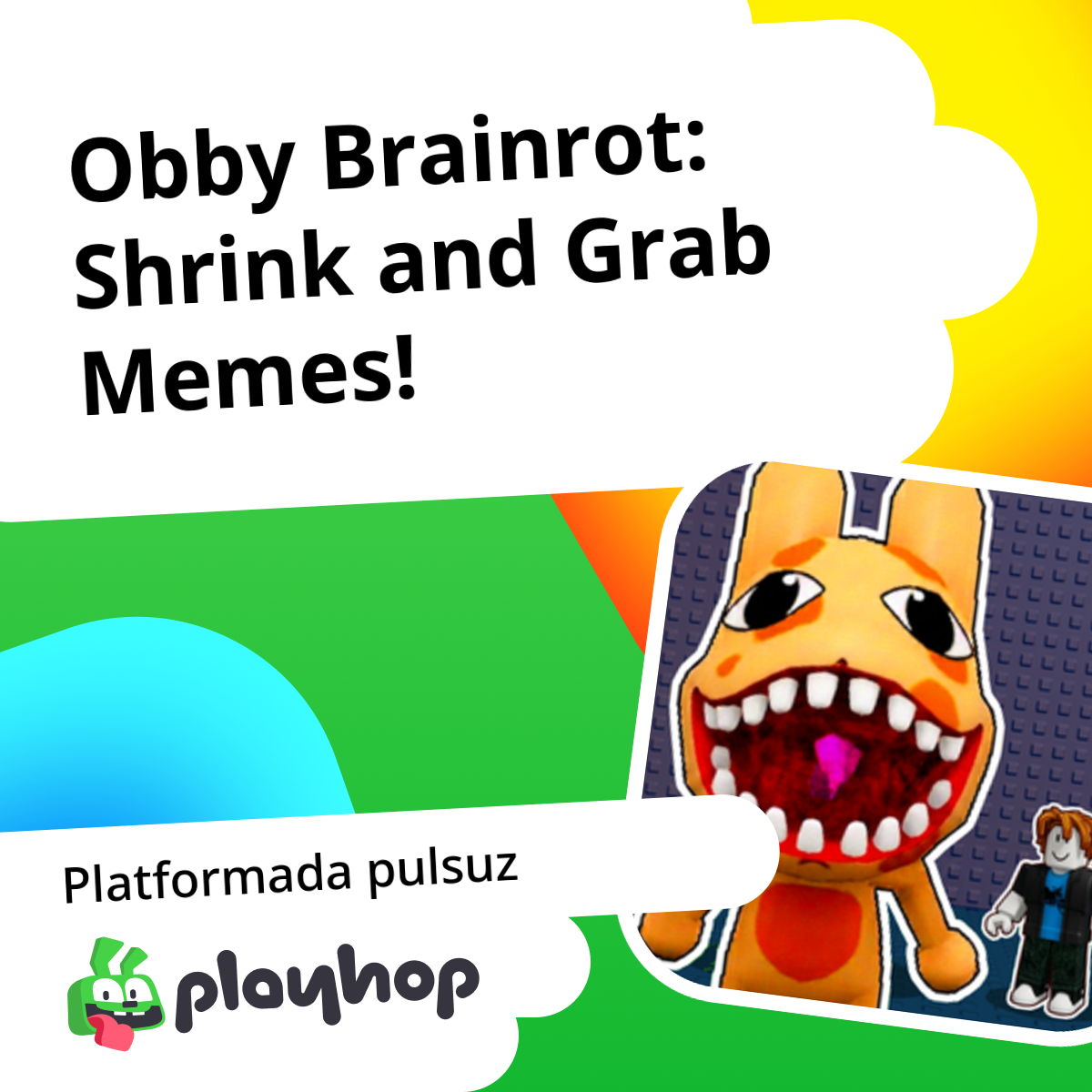 Obby Brainrot: Shrink and Grab Memes!: Playhop saytında Pulsuz Onlayn ...