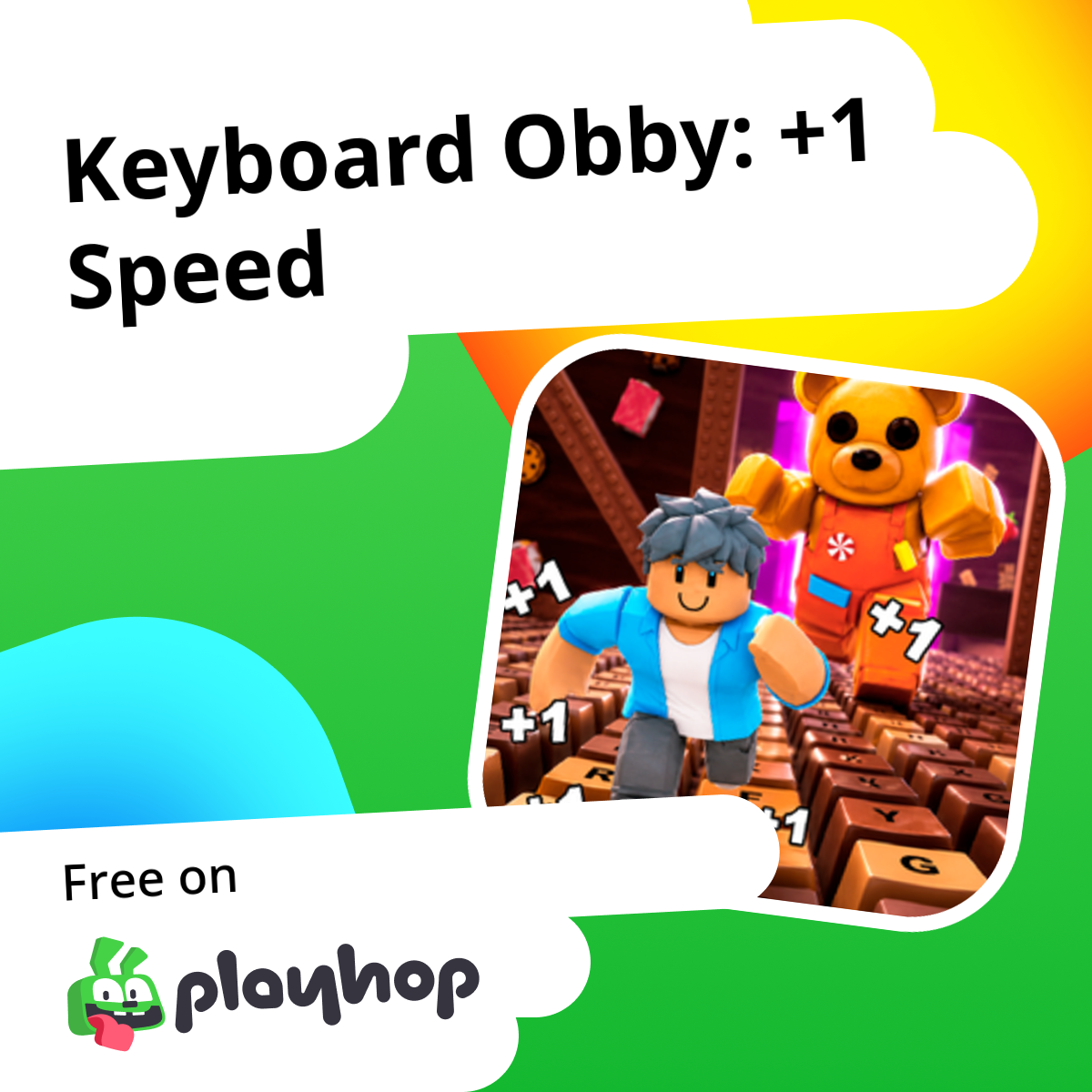 Keyboard Obby: +1 Speed