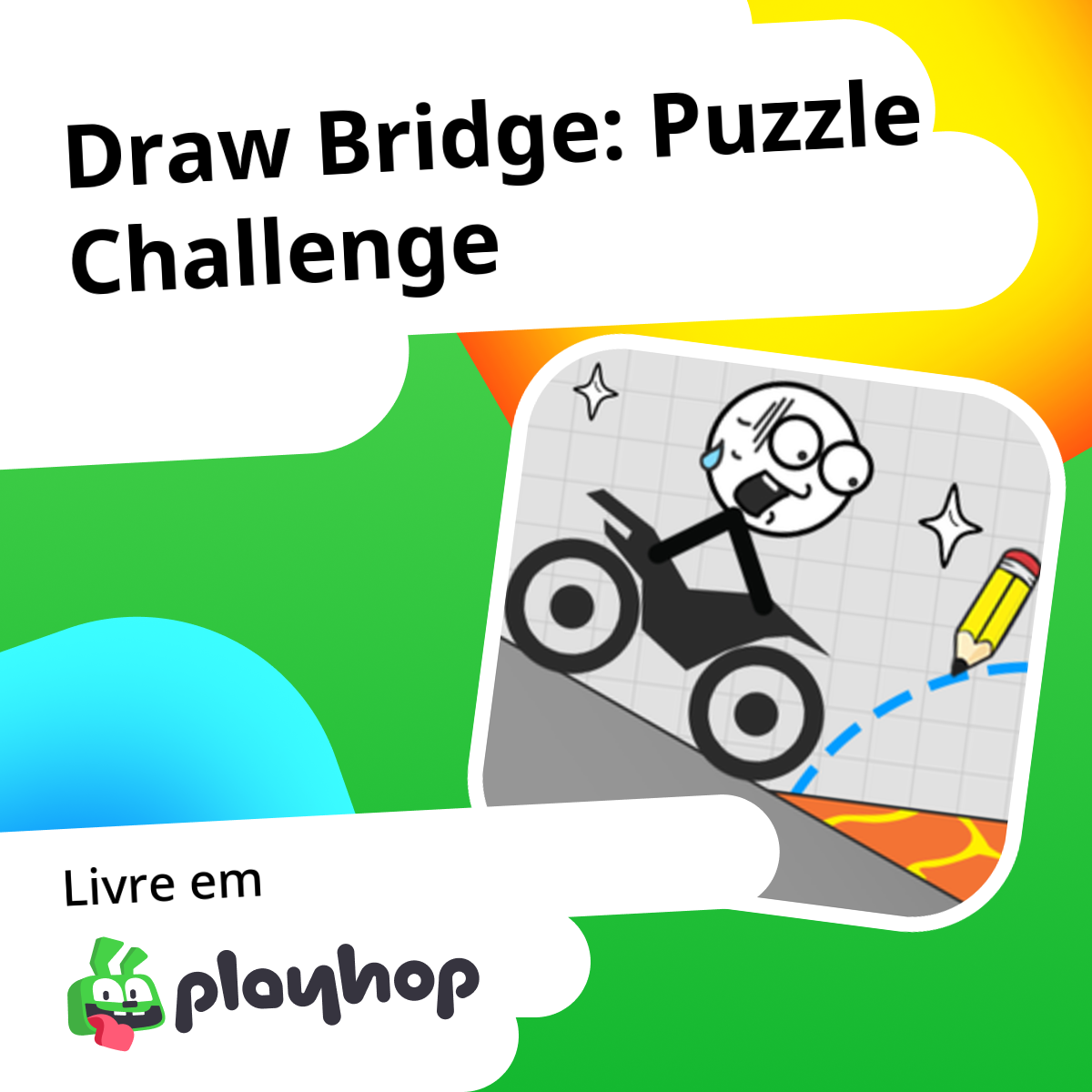 Draw Bridge: Puzzle Challenge: Jogue Online Grátis no Playhop