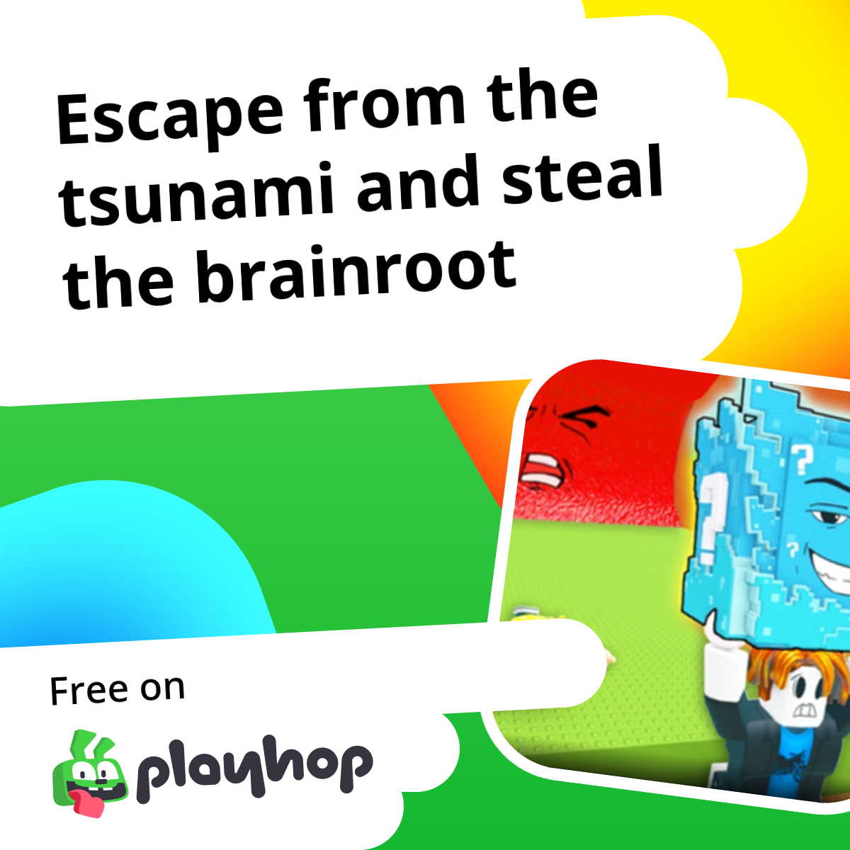 Escape from the tsunami and steal the brainroot: Play Online For Free ...