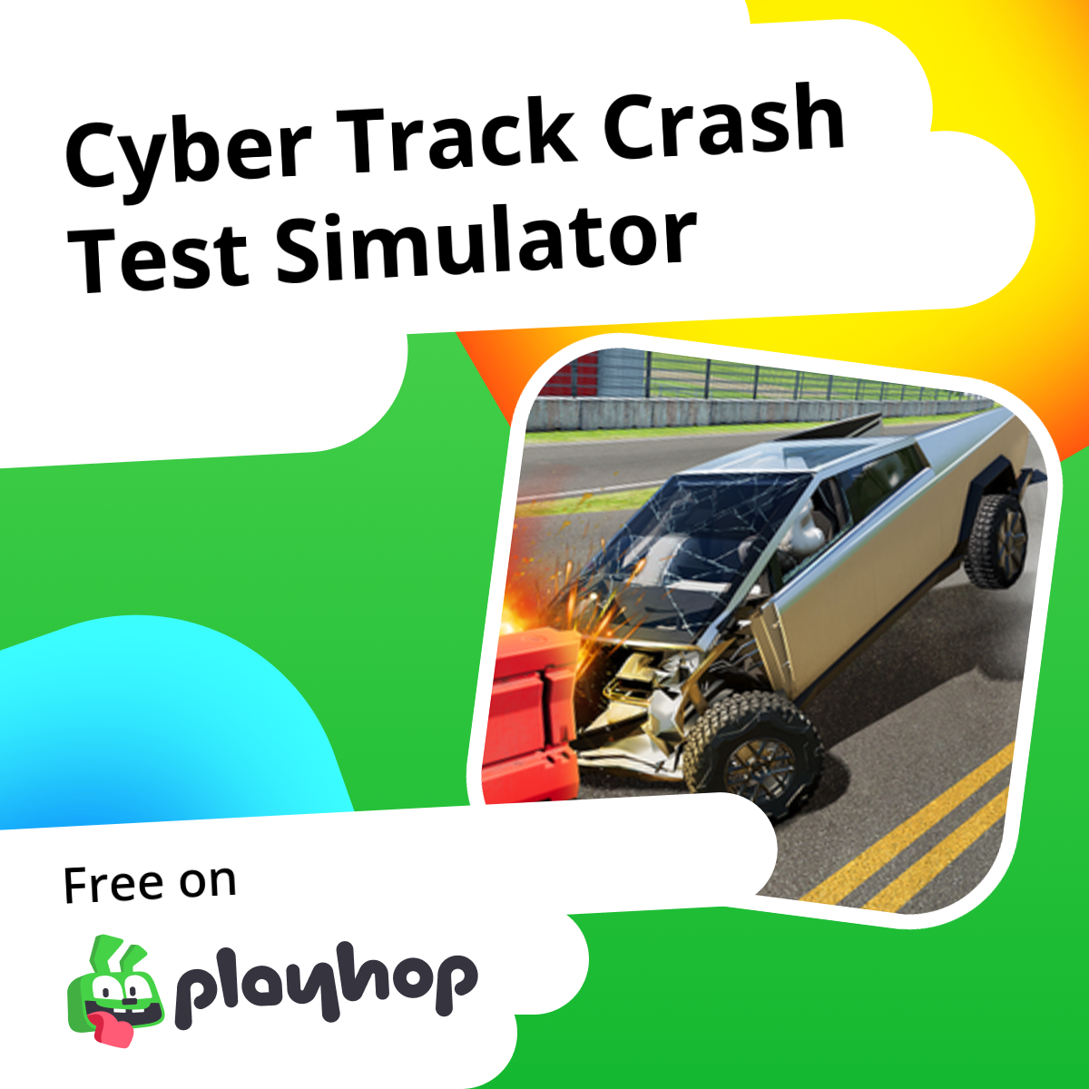 Sim Racing Setup Wood Cyber Track Crash Test Simulator: Play Online For Free On Playhop