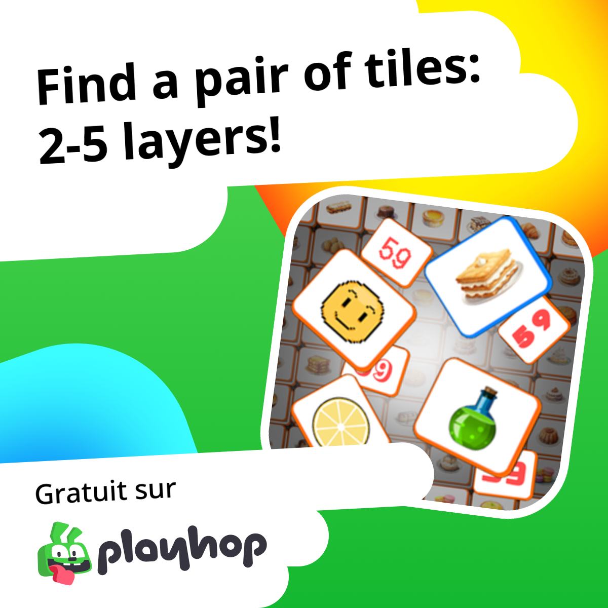 Play Find a pair of tiles - Recommended Game