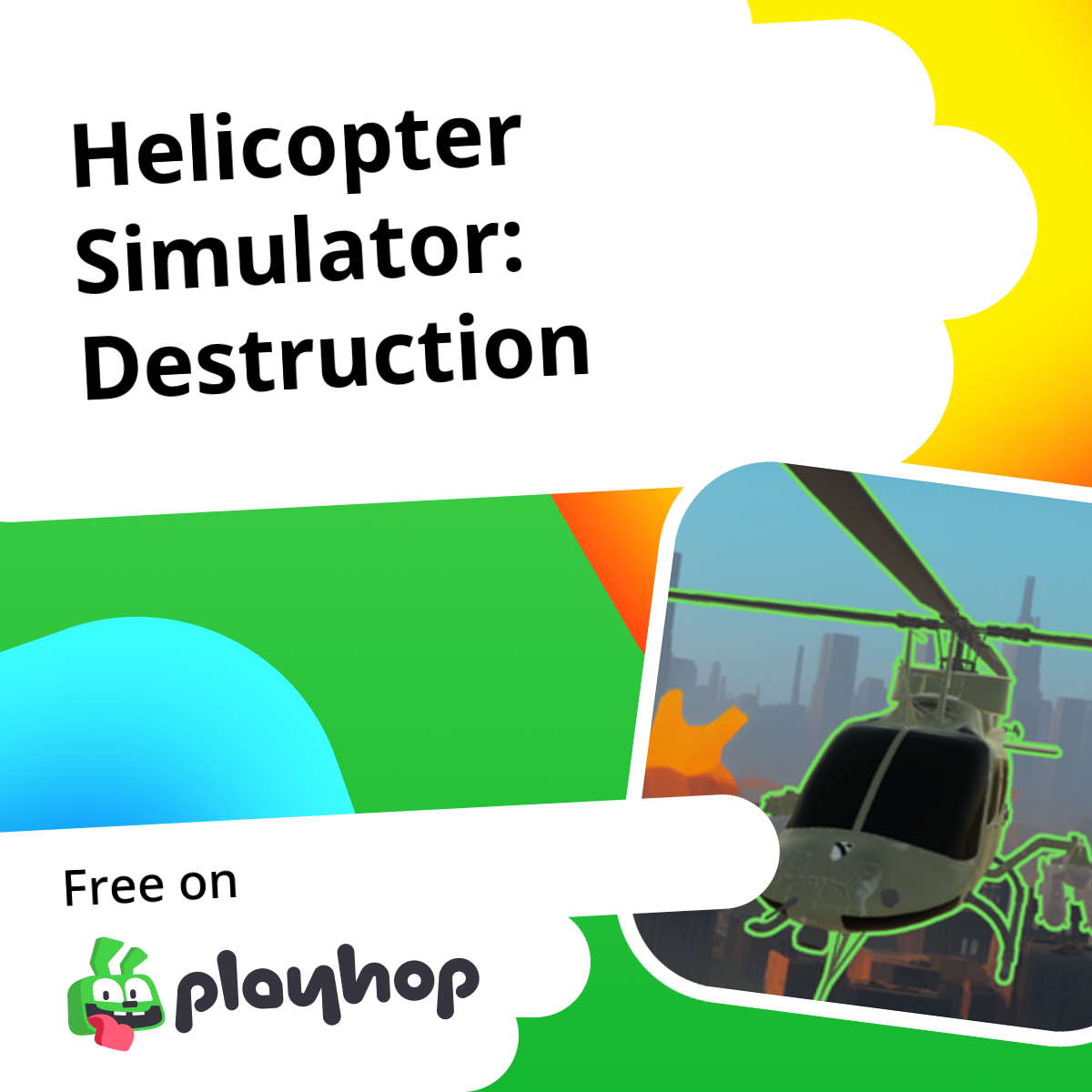 Helicopter Simulator: Destruction: Play Online For Free On Playhop