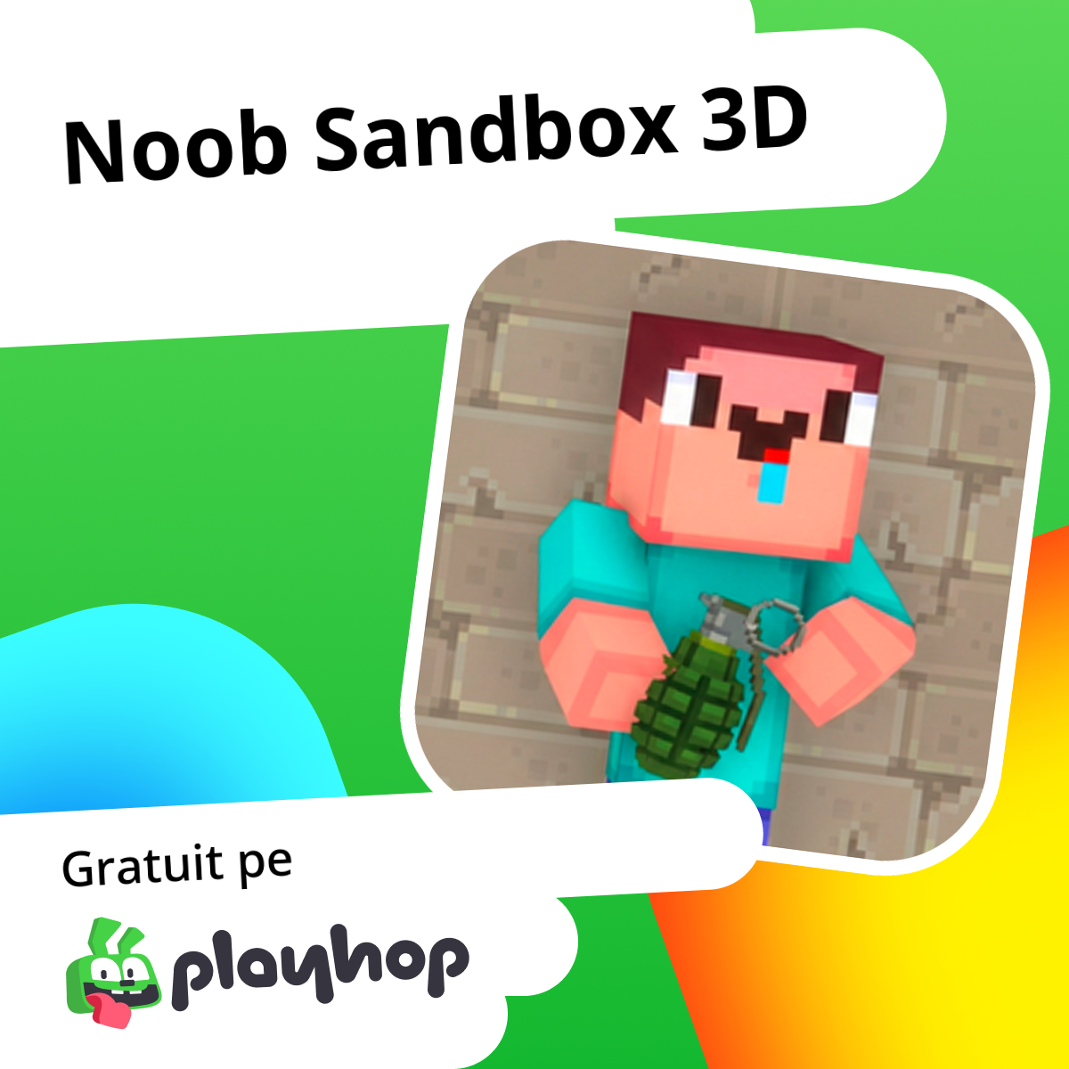 Noob Sandbox 3D: Joacă Online Gratuit pe Playhop