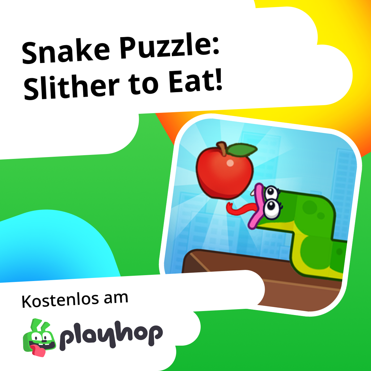 Snake Puzzle: Slither to Eat!: Kostenlos online spielen auf Playhop